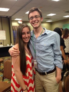 Photo provided by Tamar Sher. One of junior Joel Gutovitz's favorite aspects of BBYO conventions is seeing his out-of-town friends.