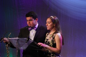 Seniors Ricardo Zepeda (left) and Kara Kahn 